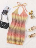  Sexy Sleeveless Halter Women Knitwear 910