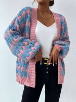 Short Long Sleeve Casual Women Cardigans 8946