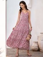 Regular Fit Boho Long Multicolor Women Clothing 1603