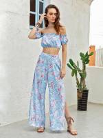  Boho Floral Regular Fit Women Clothing 9759