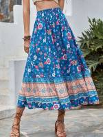  Long Multicolor Women Skirts 6301