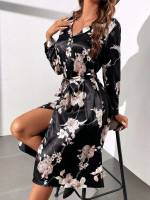 Regular Fit Elegant Multicolor Floral Women Clothing 741