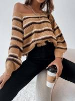  Rib-Knit Square Neck Regular Women Knitwear 3314