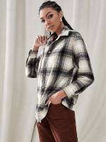 Multicolor Tartan Regular Fit Women Blouses 5218