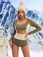  Skinny Cut Out Sexy Women Bodysuits 195