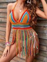   Multicolor Women Cover Ups 4778