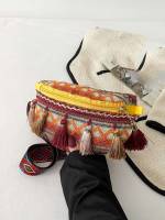  Multicolor Tassel Women Crossbody 4000