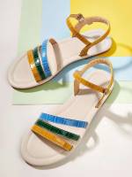  Multicolor Women Flat Sandals 2278