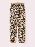 Multicolor Casual Long Leopard Women Leggings 350