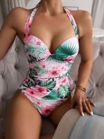 Multicolor Knot  Women Beachwear 5556