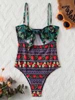  Knot Tropical Boho Women Beachwear 1786