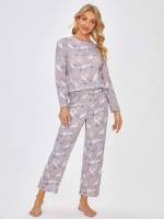 Cute Multicolor Animal Women Sleep  Lounge 8303