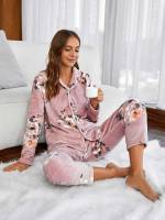  Multicolor Long Sleeve Underwear  Sleepwear 8111