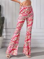 Multicolor Long Women Bottoms 8414