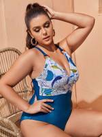   Boho Plus Size Swimwear 3517