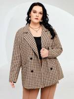  Long Long Sleeve Plus Size Blazers 8645