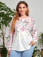  Multicolor Casual Plus Size Tops 5589