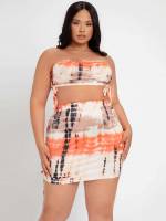  Slim Fit Multicolor Plus Size Co-Ords 9201