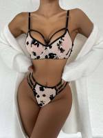  Cut Out Multicolor Women Sexy Lingerie 1580