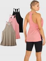 Sleeveless Multicolor Sports 9735