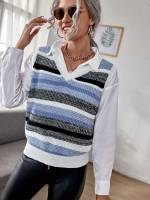 Casual  Regular Women Sweater Vests 778