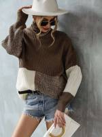 Long Sleeve Oversized Casual Women Knitwear 107