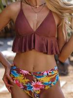  Boho Spaghetti Strap Tropical Women Clothing 1352