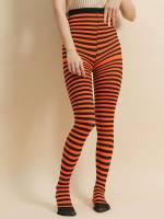  Striped Women Socks  Hosiery 9487