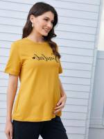  Round Neck Regular Fit Maternity 9046