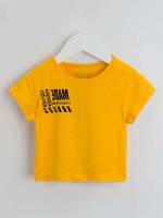  Short Sleeve Regular Fit Casual Toddler Boy T-Shirts 9579