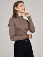  Long Sleeve Plain Women Clothing 9322