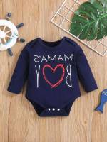  Navy Blue Heart Baby  Mom 32