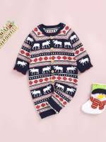  Round Neck Long Regular Fit Baby Clothing 5062