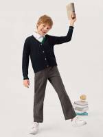 Regular Fit Striped V neck Regular Boys Clothing 9870