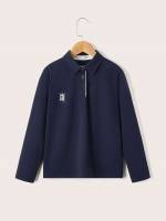 Regular Fit Button Front Navy Blue Polo Boys Clothing 3270