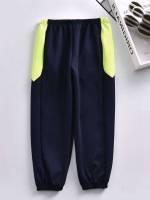 Navy Blue Regular Fit Long Kids Clothing 2827