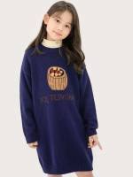 Round Neck Regular Fit Graphic Kids Clothing 107