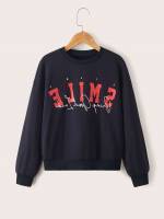  Regular Fit Long Sleeve Casual Girls Sweatshirts 465