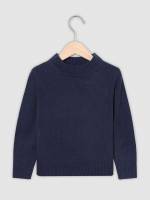 Plain Long Sleeve Regular Fit Toddler Boys Knitwear 954