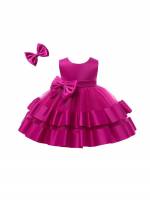  Sleeveless Plain Toddler Girls Clothing 9774