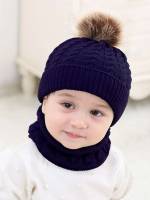  Plain  Kids Hats  Gloves 2681