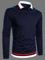  Work Long Sleeve Polo Men Polo Shirts 6212