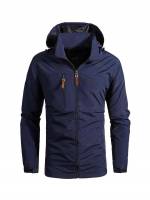  Letter Embroidery Hooded Men Jackets 5863