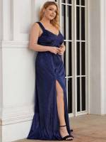  Regular Fit Backless Glamorous Plus Size Dresses 598