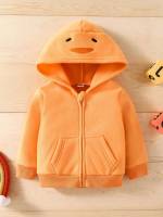 Cartoon Regular Regular Fit Orange Baby Clothing 4310