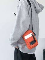   Orange Men Crossbody Bags 2798