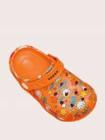  Orange Cartoon Kids Shoes 6057