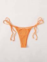 Sexy Orange Women Bikini Bottoms 8109