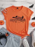  Halloween Women Tops, Blouses  Tee 7612