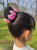 Bow  Pink Kids Hair Accessories 6083